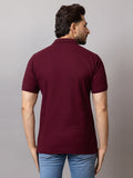 Polo T-shirts - Burgundy Bliss