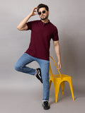 Polo T-shirts - Burgundy Bliss