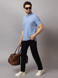 Polo T-shirts - Misty Blue