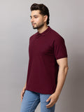 Polo T-shirts - Burgundy Bliss