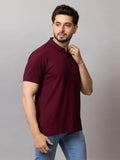 Polo T-shirts - Burgundy Bliss