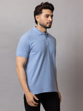 Polo T-shirts - Misty Blue