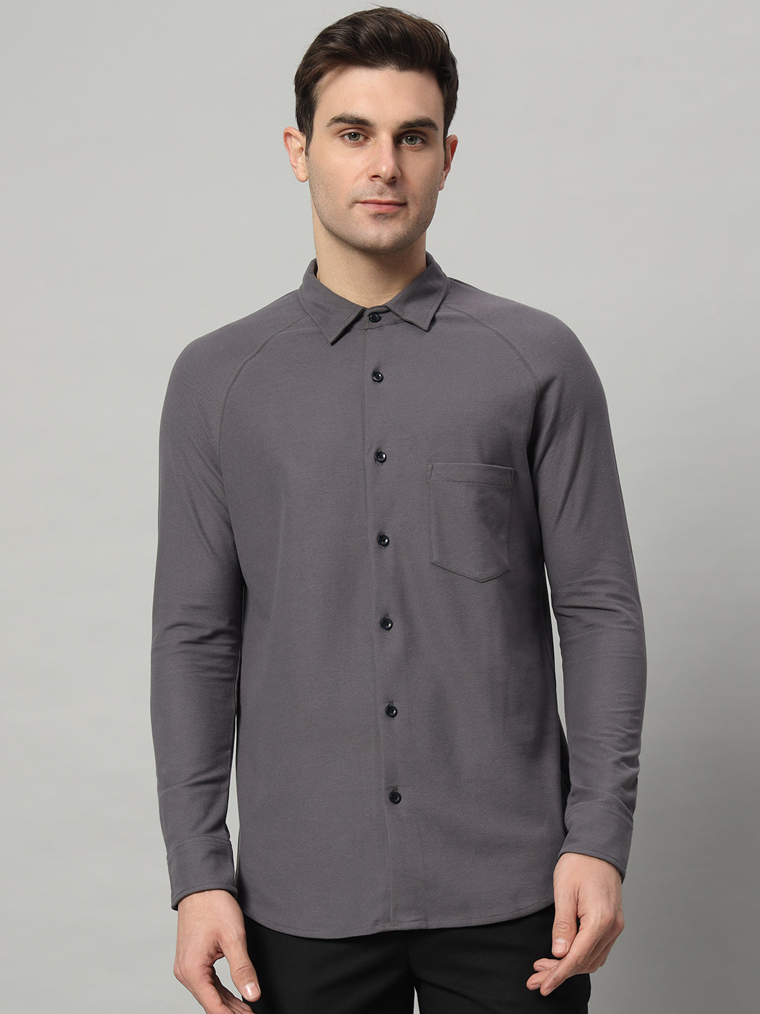 Full Sleeve Shirt - Charcoal Grey